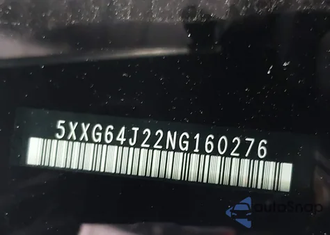 2022 Kia K5 Gt-Line из США, поврежденный, VIN 5XXG64J22NG160276